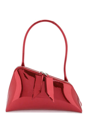 THE ATTICO Asymmetrical Red Mirror Shoulder Bag for Women