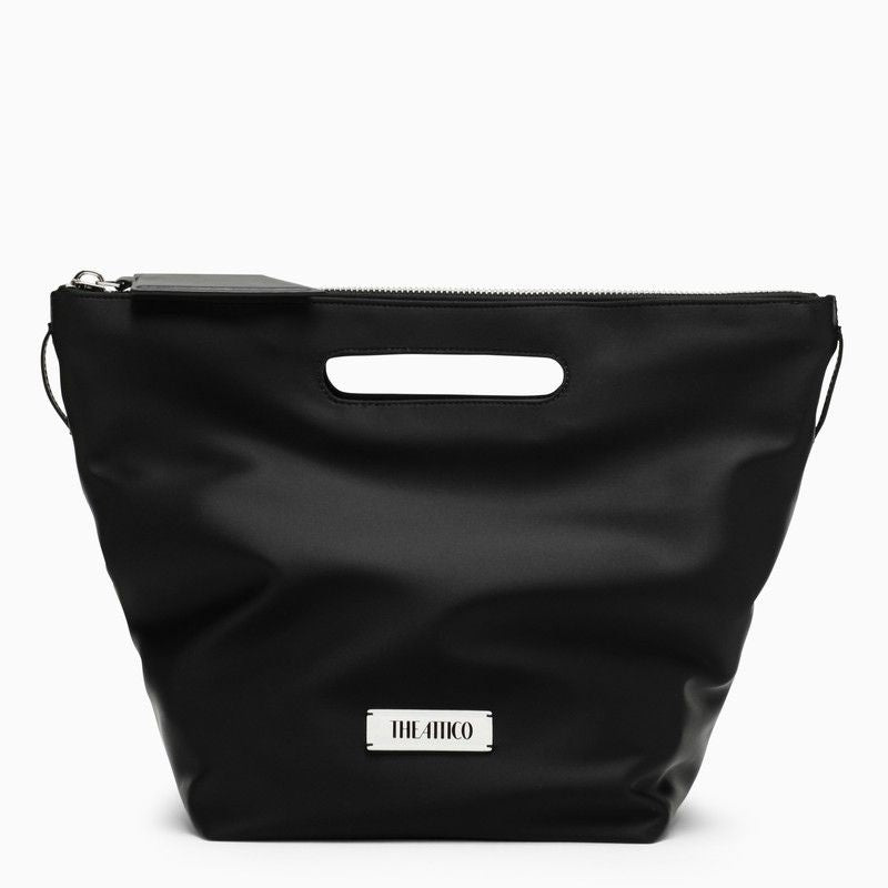 THE ATTICO Chic Black Mini Tote Handbag