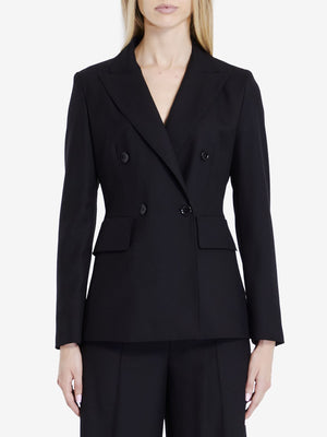 MAX MARA Osanna Wool Gabardine Jacket - Women’s Semi-Tight Fit