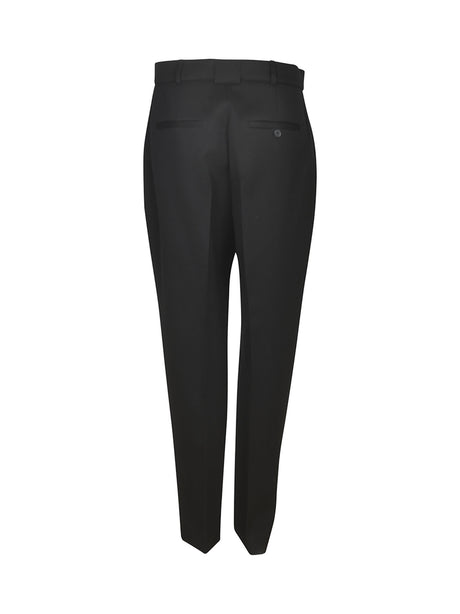 Lanvin Elegantly Tailored Black Trousers for Women