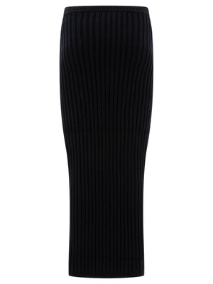 MAX MARA Wool and Cashmere Slim Fit Pencil Skirt