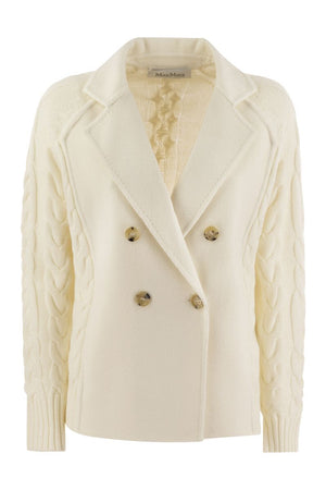 MAX MARA Elegant Wool-Cashmere Caban Jacket