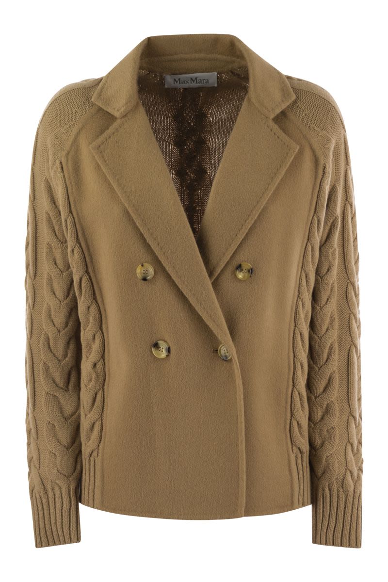 MAX MARA Elegant Wool-Cashmere Caban Jacket