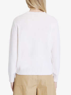 MAX MARA Elegant Taupe Cashmere Sweater