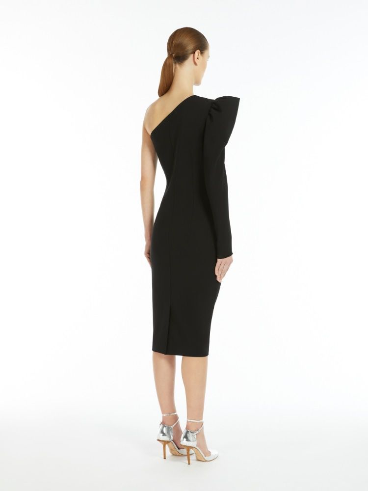 MAX MARA Elegant Black T-Shirt Dress