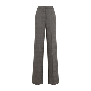 MAX MARA Cognac Prince Wales Trousers for Women