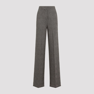 MAX MARA Cognac Prince Wales Trousers for Women