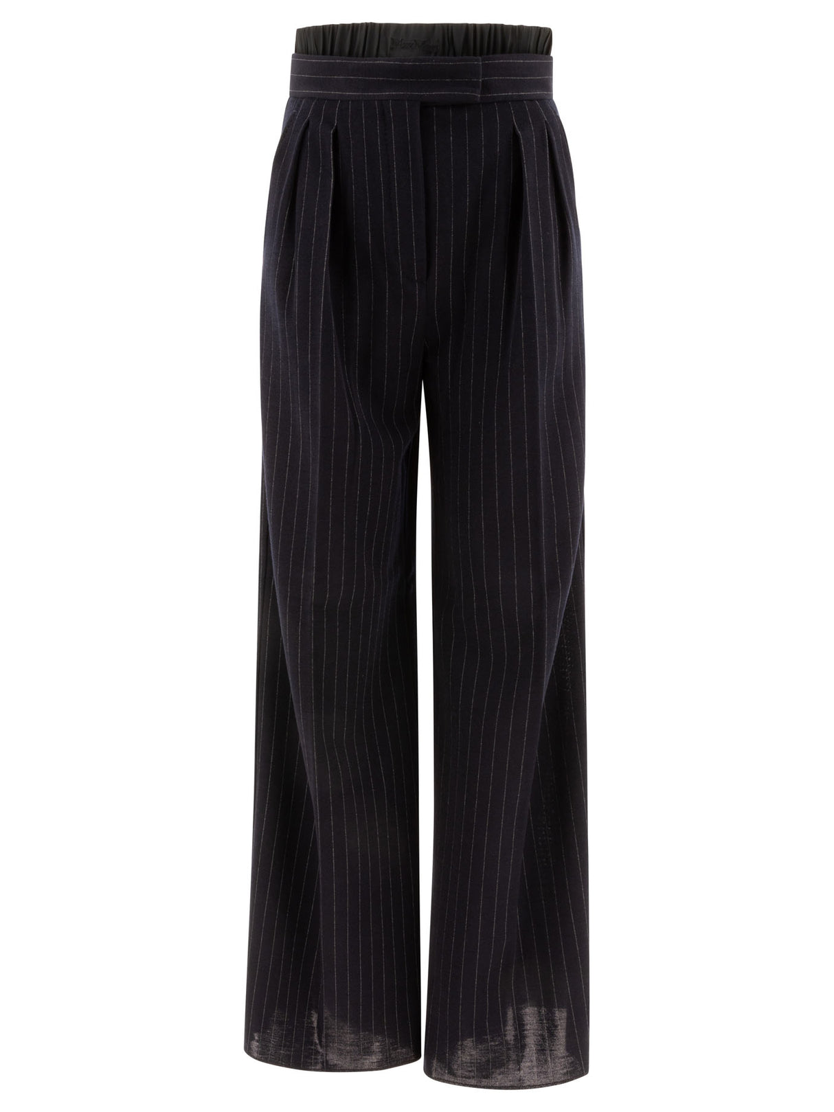 MAX MARA High Rise Pinstriped Trousers - Regular Fit