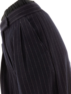 MAX MARA High Rise Pinstriped Trousers - Regular Fit