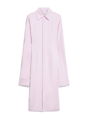 MAX MARA SPORTMAX Elegant Silk Blend Mini Dress in Blush Pink