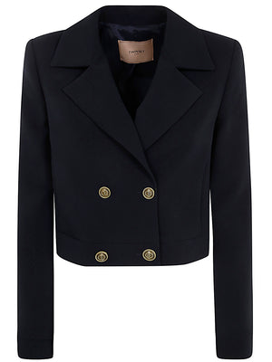 TWIN-SET Chic Mini Jacket for Women - Perfect for Fall 2024