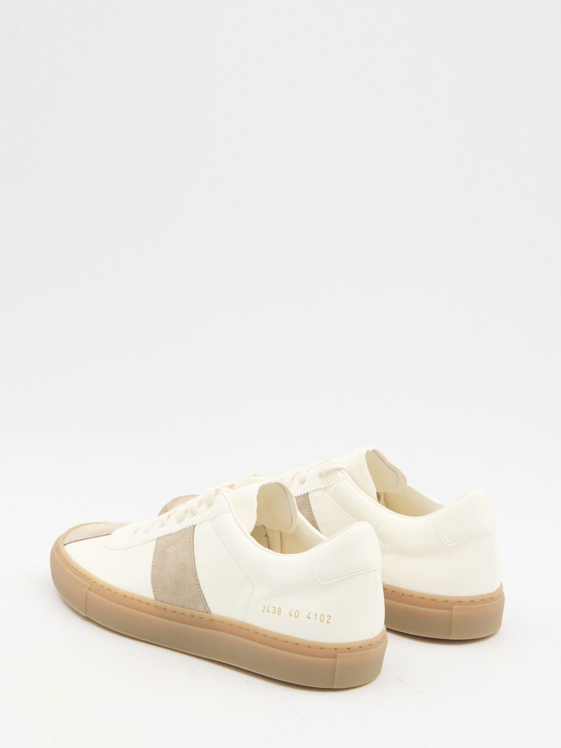 COMMON PROJECTS Classic Tennis Trainer Sneaker with Suede Accents