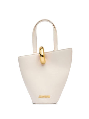 JACQUEMUS Mini Asymmetric Leather Handbag