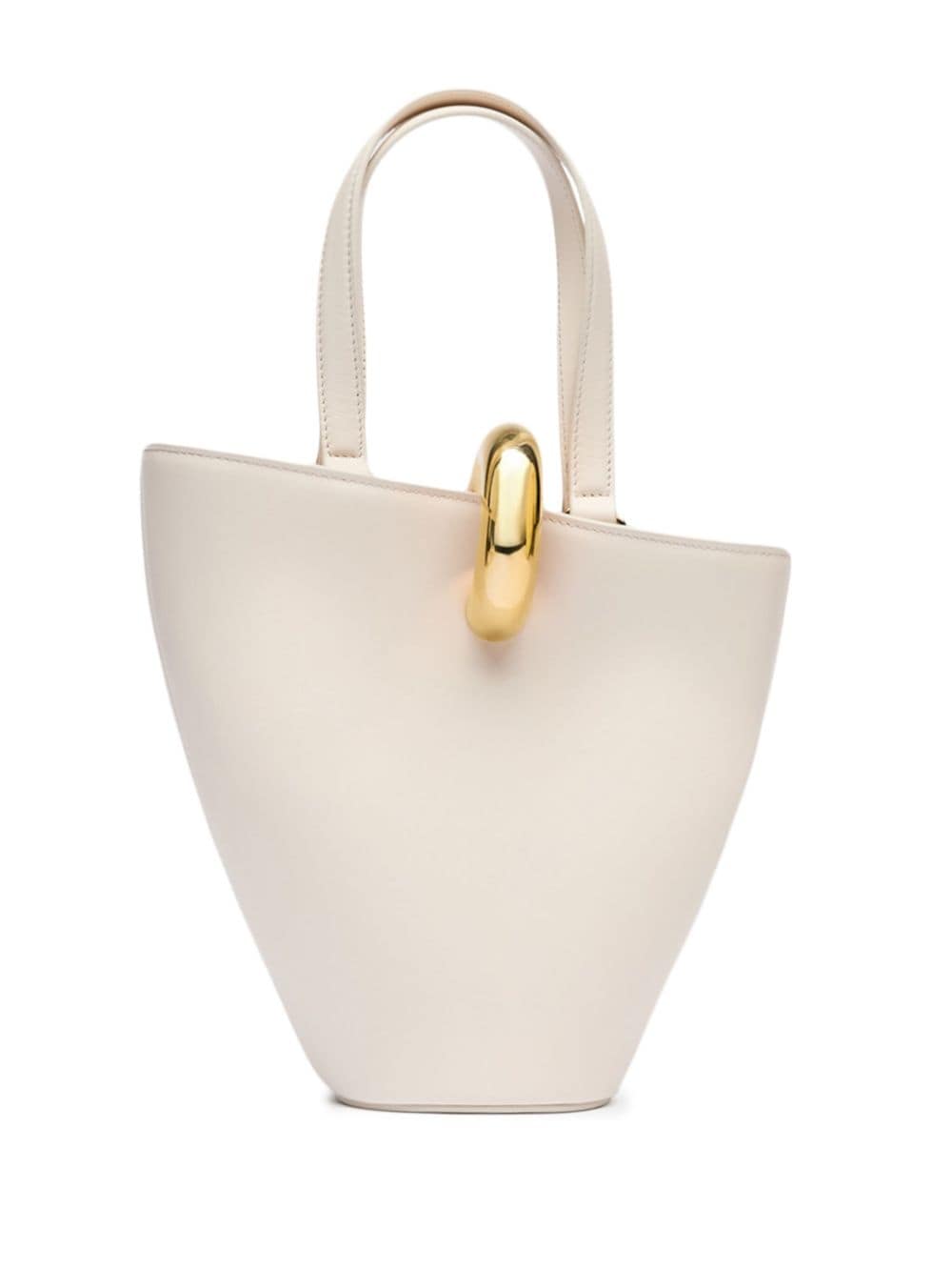 JACQUEMUS Mini Asymmetric Leather Handbag