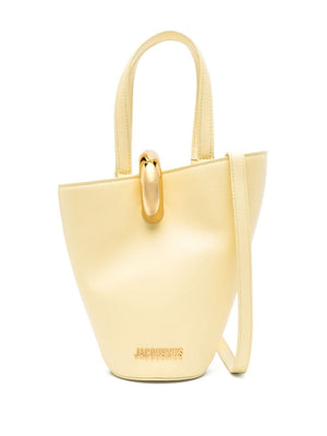 JACQUEMUS Mini Asymmetric Leather Handbag