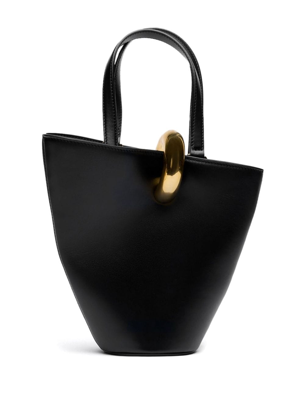 JACQUEMUS Mini Asymmetric Leather Handbag