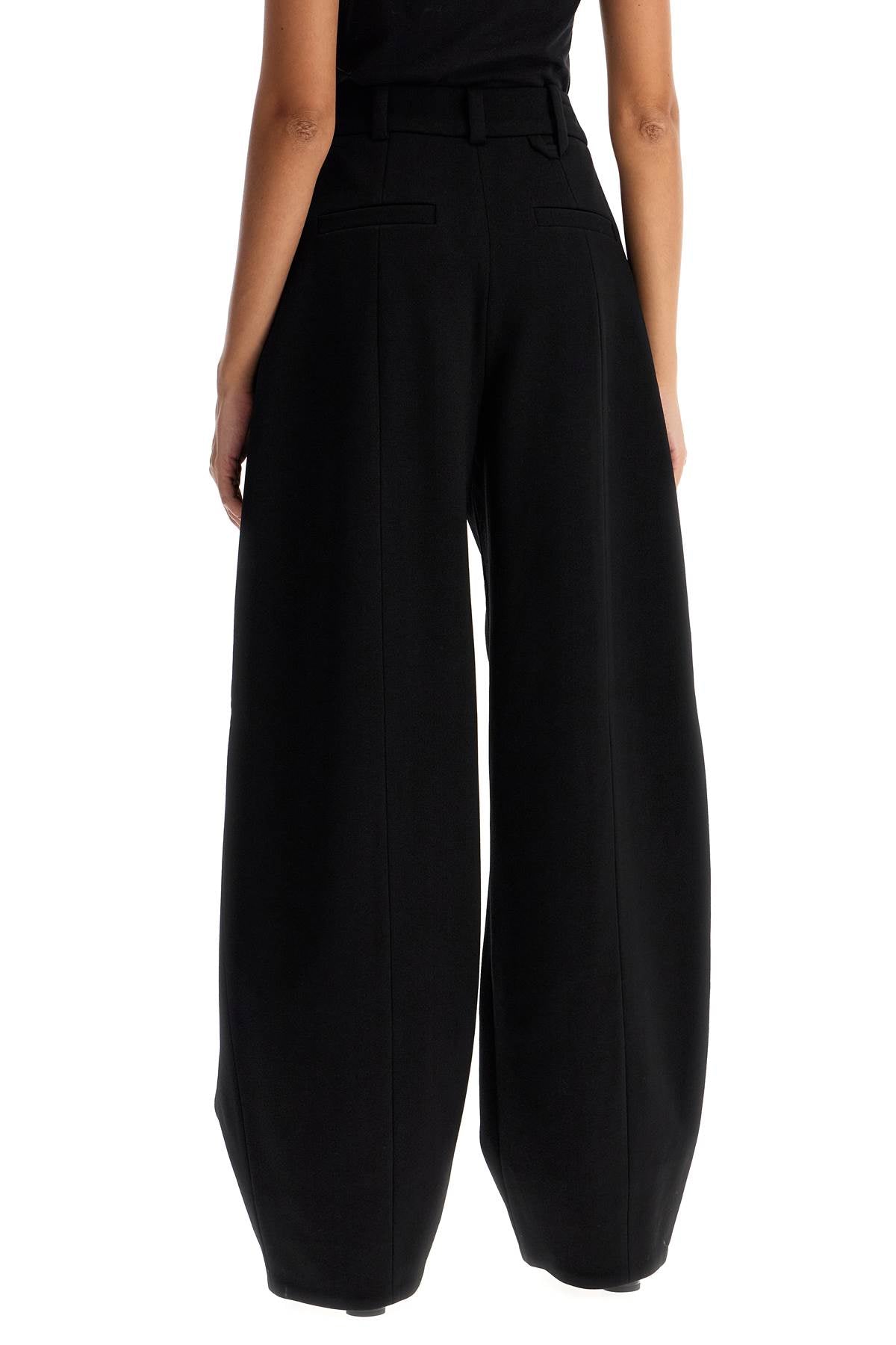 JACQUEMUS High-Waisted Curved Cut Trousers - Women's Size 36