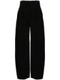 JACQUEMUS Wide Leg Pants with Concealed Front Fastening for Women