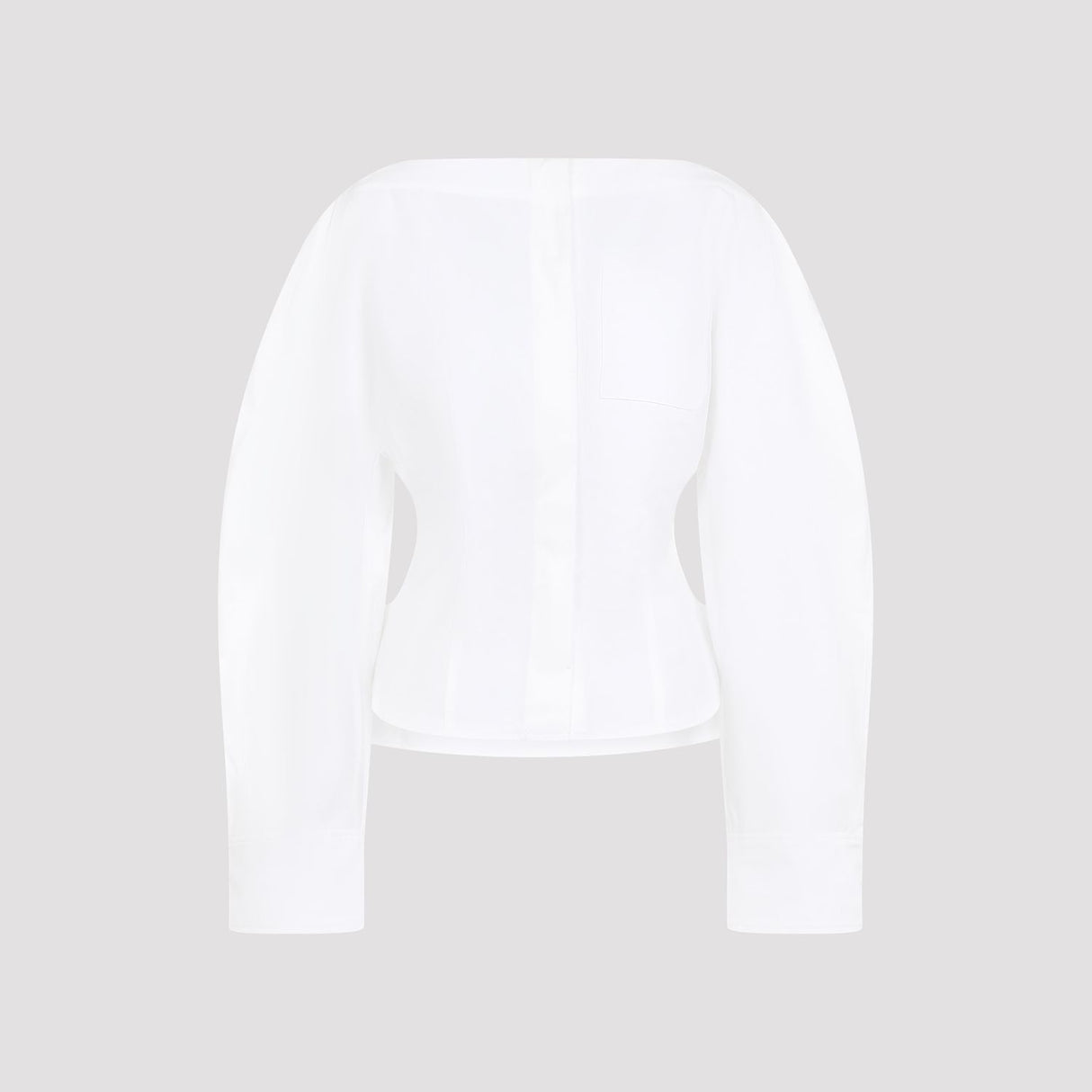 JACQUEMUS Elegant White Cotton Shirt