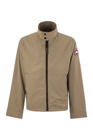 CANADA GOOSE Men's Transitional Workwear Jacket with Shoulder Patch in Tan