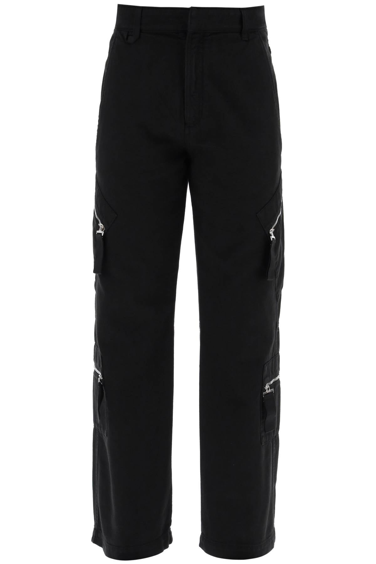 JACQUEMUS 2024 Men's Black Denim Straight Pants for Effortless Style