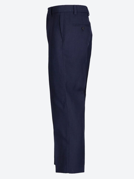 JACQUEMUS Navy Blue Viscose Pants for Men - SS24 Collection