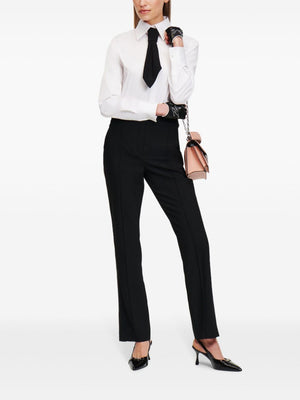 KARL LAGERFELD Elegant Tailored Wool-Blend Trousers