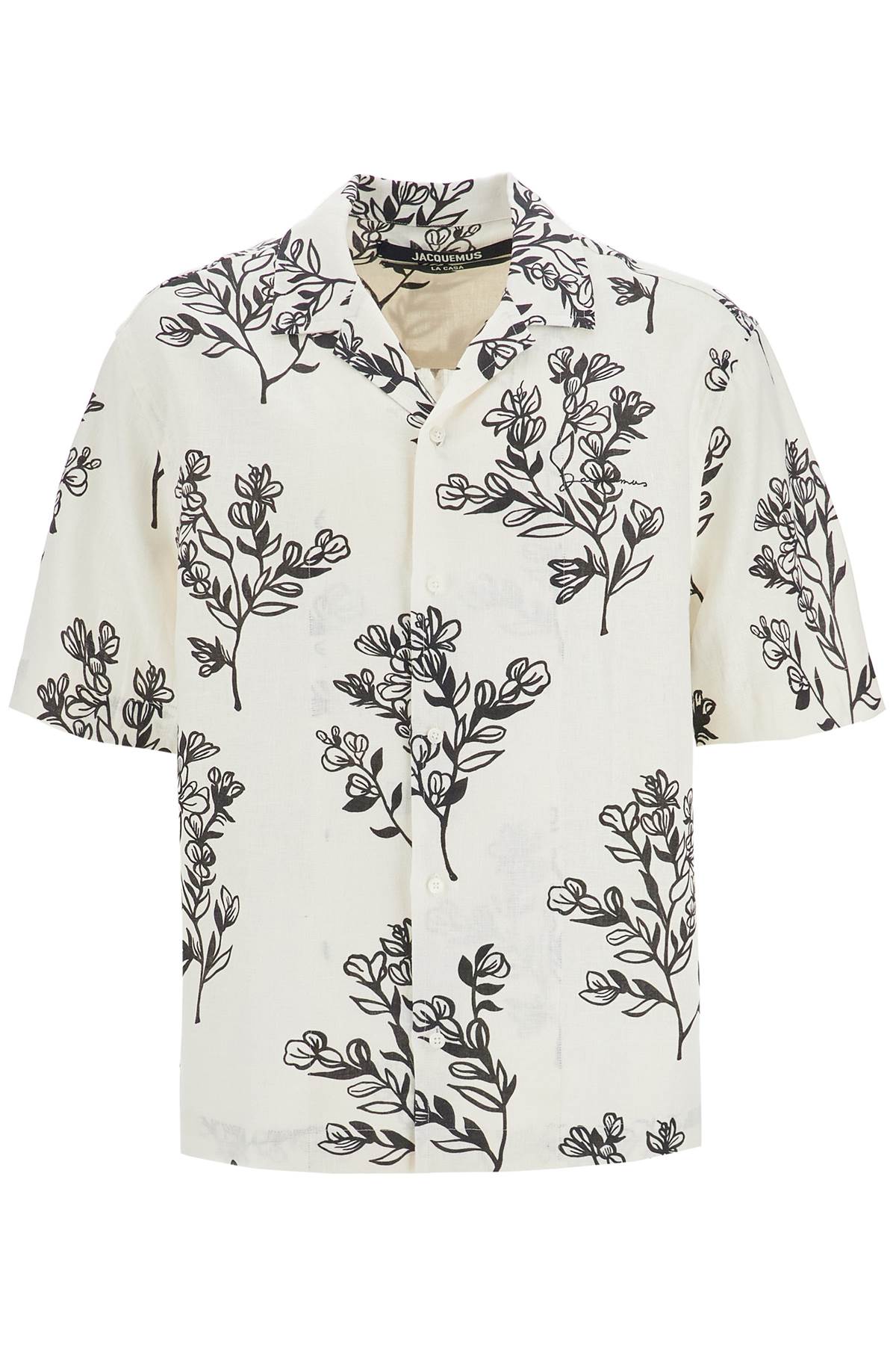 JACQUEMUS Relaxed Fit Floral Bowling Shirt - Size 50