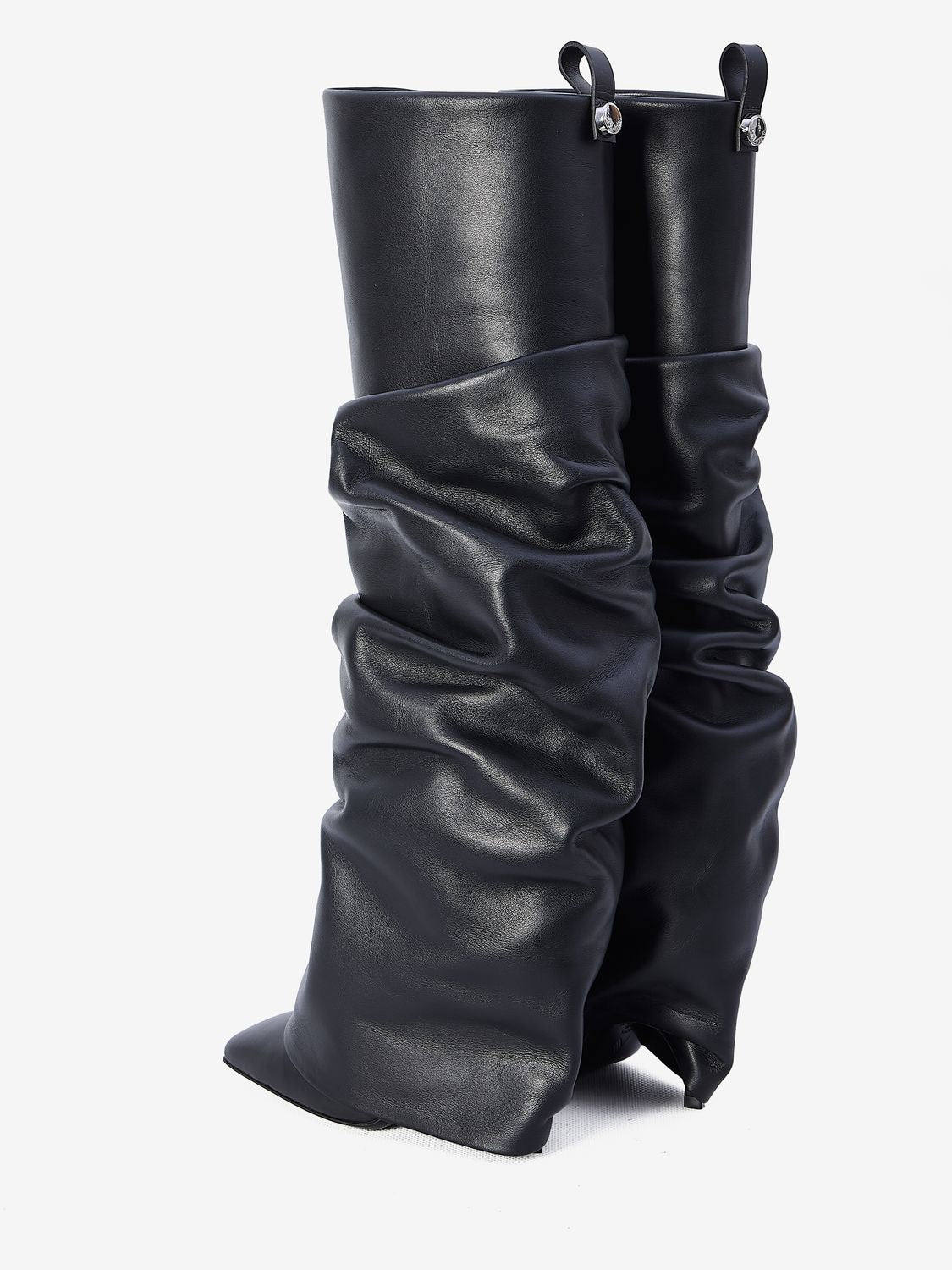 THE ATTICO Sleek Stiletto Heel Tube Boots 10.5cm