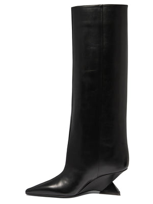 THE ATTICO Sleek and Chic 2024 Women's Black Boots