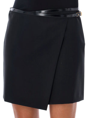 PHILOSOPHY DI LORENZO SERAFINI Chic Belt Detail Mini Skirt - Size 40