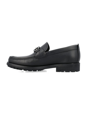 FERRAGAMO David Loafer with Gancini Hook - Elegant Slip-On for Men