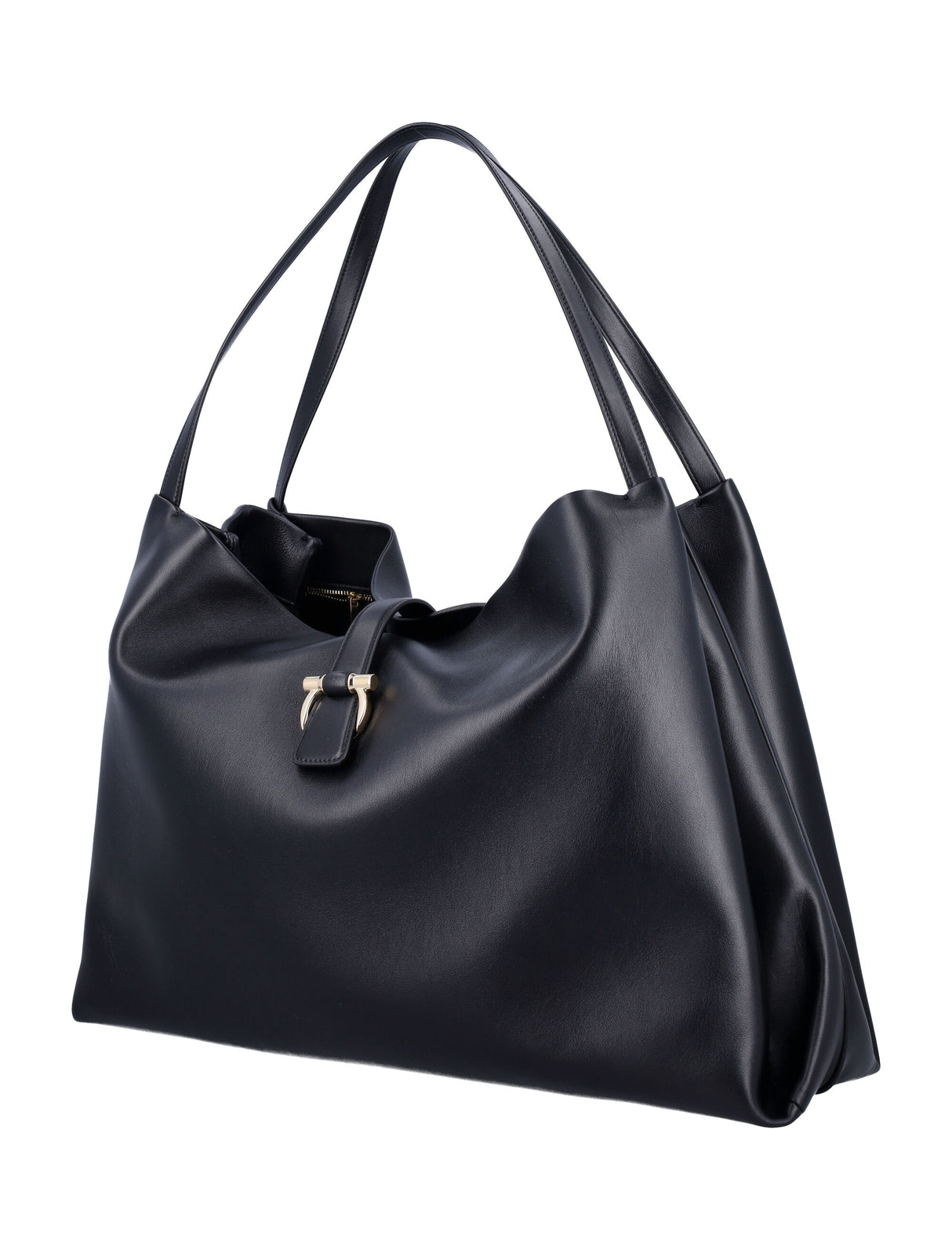 FERRAGAMO Elegant Leather Tote Handbag (L)