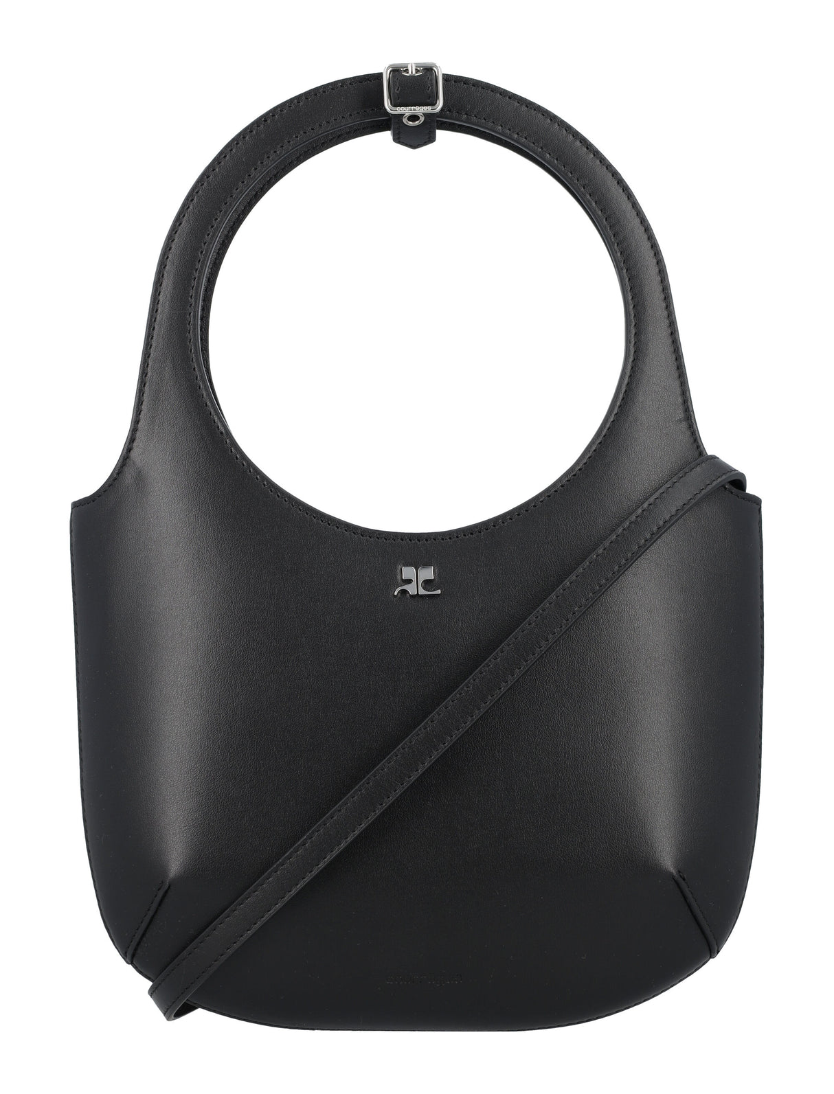 COURREGÈS Elegant Medium Tote Handbag with Magnetic Closure