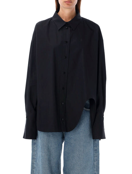 THE ATTICO Diana Cotton Oversized Shirt