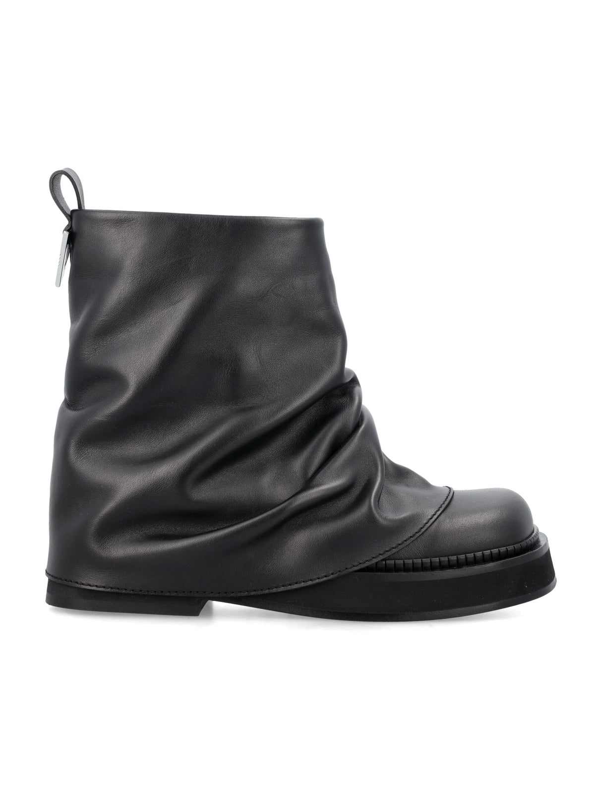 THE ATTICO Mini Robin Leather Ankle Boots