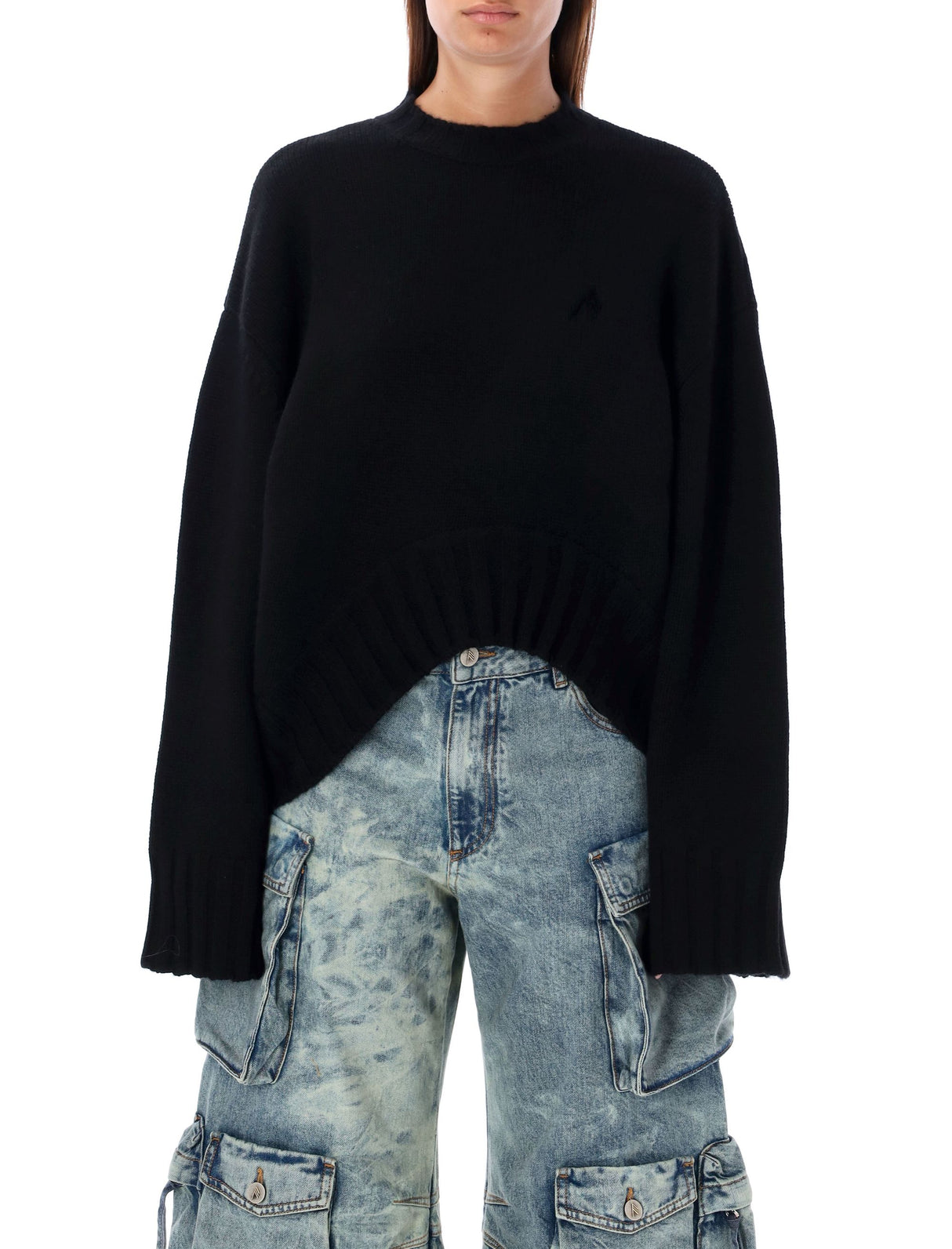 THE ATTICO Oversized Wool-Cashmere Sweater