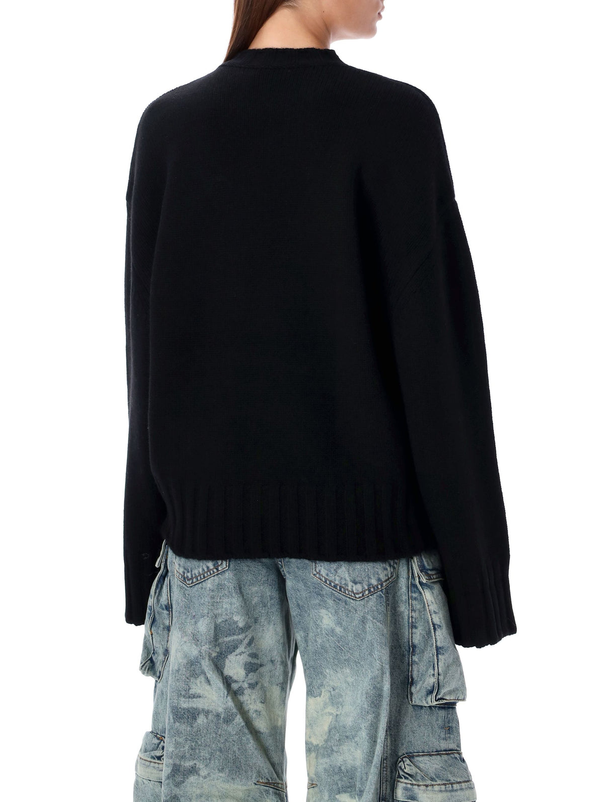 THE ATTICO Oversized Wool-Cashmere Sweater