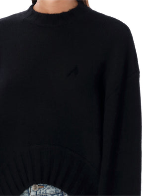 THE ATTICO Oversized Wool-Cashmere Sweater