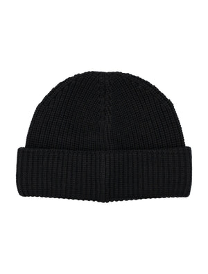 MONCLER GENIUS Wool Beanie with Embroidered Logo