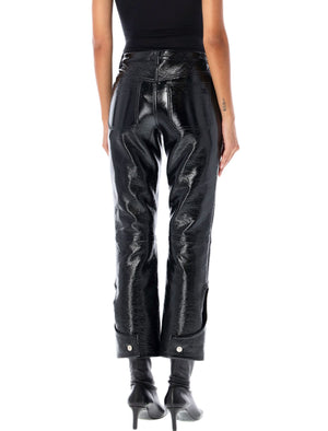 COURREGÈS Reversed Vinyl Pants for Women - Fall/Winter 2024