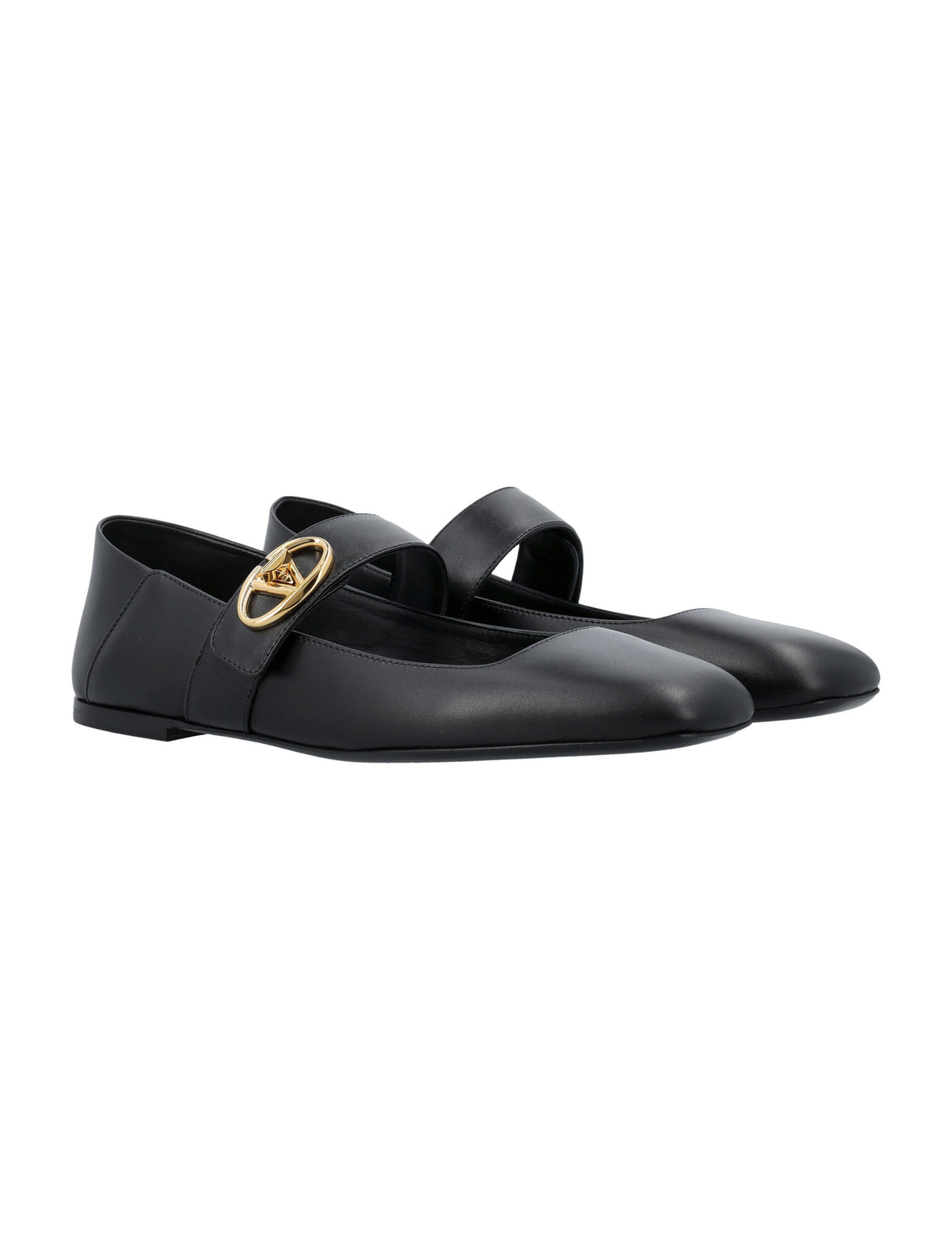 VALENTINO GARAVANI Elegant Mary Jane Flat Ballerinas