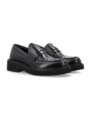 VALENTINO GARAVANI Mini Studs Gentleman Loafers