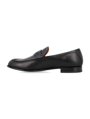 VALENTINO GARAVANI Signature VLogo Leather Loafers