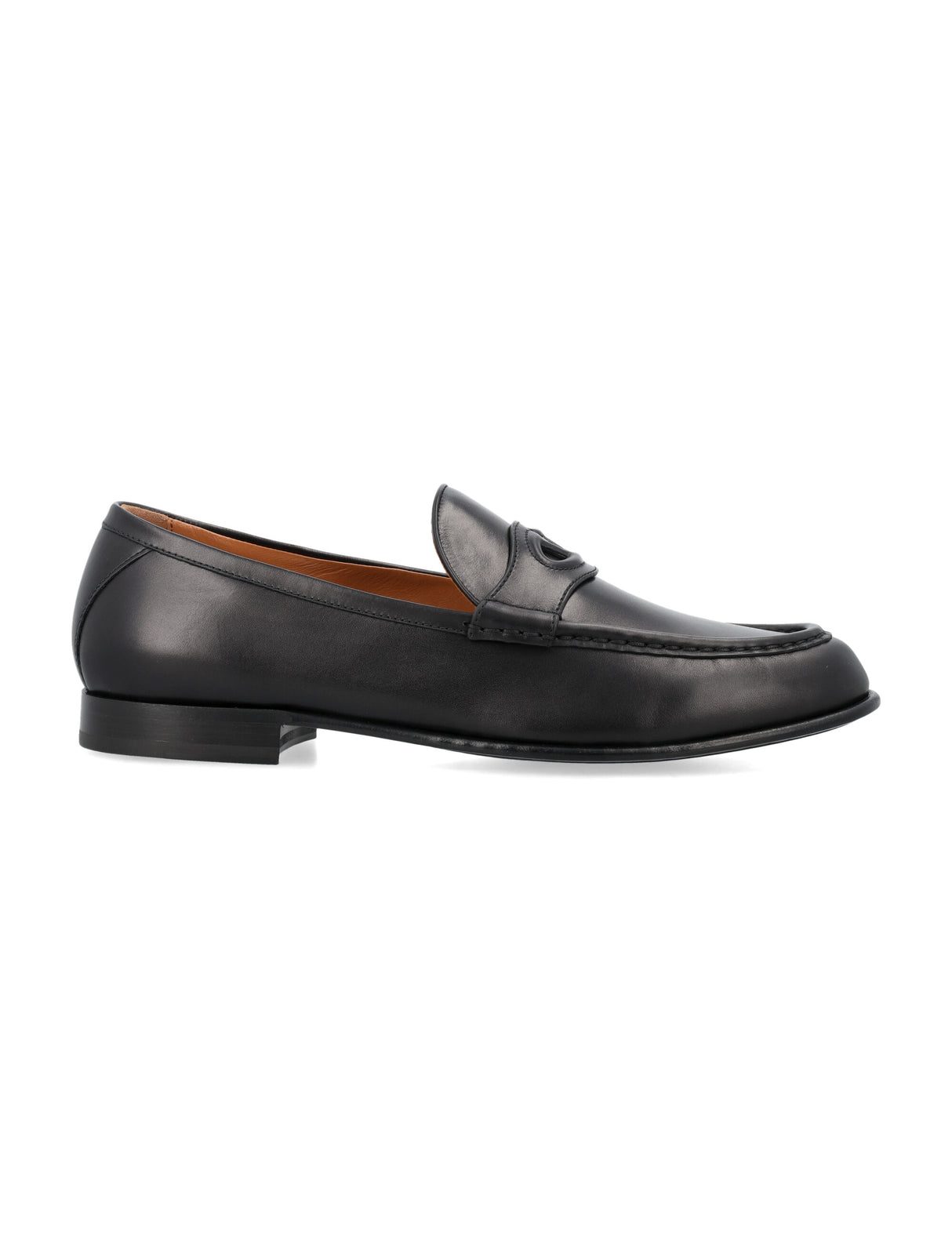 VALENTINO GARAVANI Signature VLogo Leather Loafers