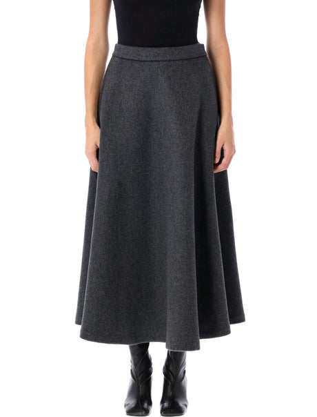 RÓHE Voluminous A-Line Skirt - Mid-Length Style