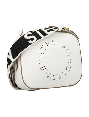 STELLA MCCARTNEY Pure White Mini Logo Handbag