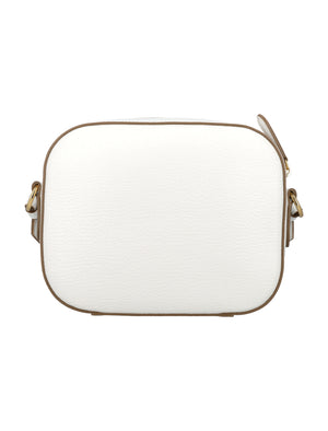 STELLA MCCARTNEY Pure White Mini Logo Handbag