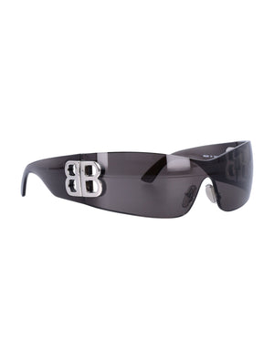 BALENCIAGA Bossy Wraparound Sunglasses