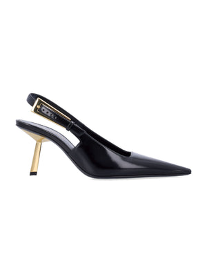 SAINT LAURENT Sleek Slingback Pumps